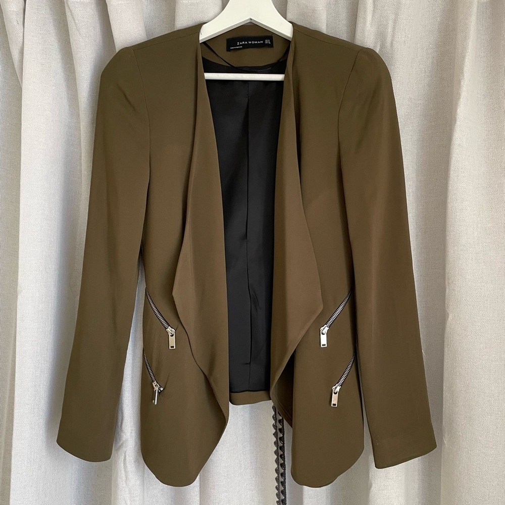 Zara Blazer sz. S 🫒 Olive / Army green 🫒